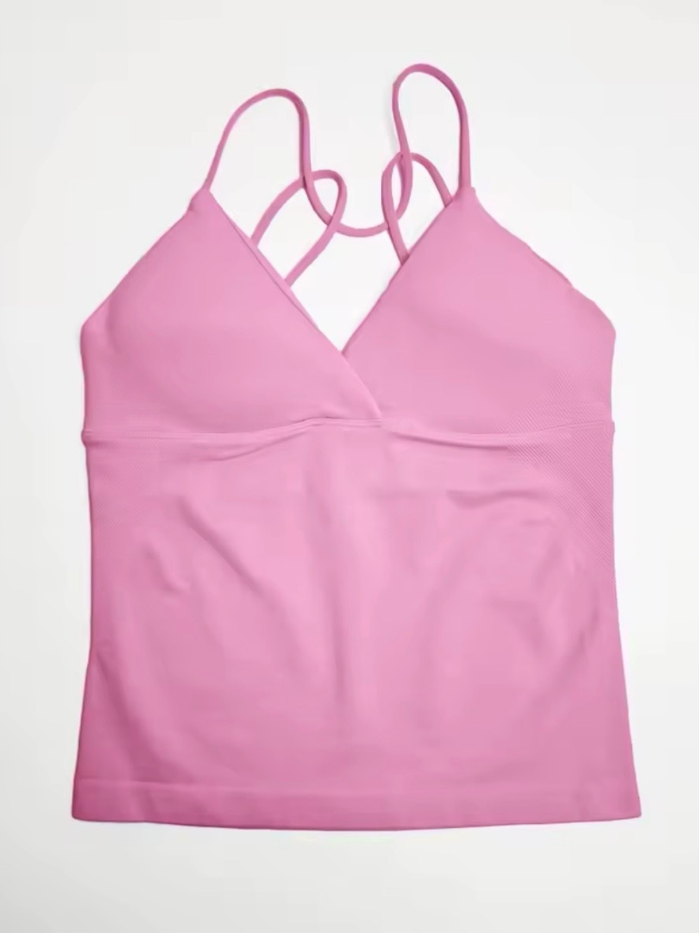 Women’s Pink Double-Strap V-Neck Camisole